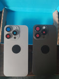 iPhone 15 Pro replacement back glass with charge coil, flash, brackets and NFC